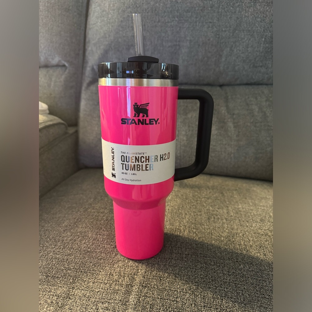 40 oz Stanley cup. Electric pink. New collection. Brand new